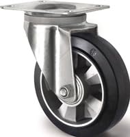TECWERK Schwerlastlenkrolle Rad-Ø 160 mm Tragfähigkeit 400 kg Lenkrolle Elasti TECWERK Schwerlastlenkrolle Rad-Ø 160 mm Tragfähigkeit 400 kg Lenkrolle Elasti von TECWERK