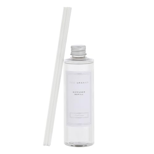 Ted Sparks Fresh Linen Diffuser Refill Transparent Nachfüllpackung mit einem Fassungsvermögen von 250 ml, inklusive 8 Faserstäbchen, bis zu 4 bis 5 Monate lang Duft, TED-RFLS-CW02 Ted Sparks Fresh Linen Diffuser Refill Transparent Nachfüllpackung mit einem Fassungsvermögen von 250 ml, inklusive 8 Faserstäbchen, bis zu 4 bis 5 Monate lang Duft, TED-RFLS-CW02 von TED SPARKS
