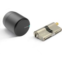 Tedee - Schloss + abus Bravus.2500 mx Magnet Zylinder 35/30K - schwarz von TEDEE