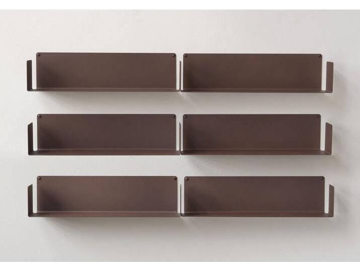 Modulares regalsystem rostfarbe - 60 x 15 cm - set mit 6 - teebooks Modulares regalsystem rostfarbe - 60 x 15 cm - set mit 6 - teebooks von TEEBOOKS