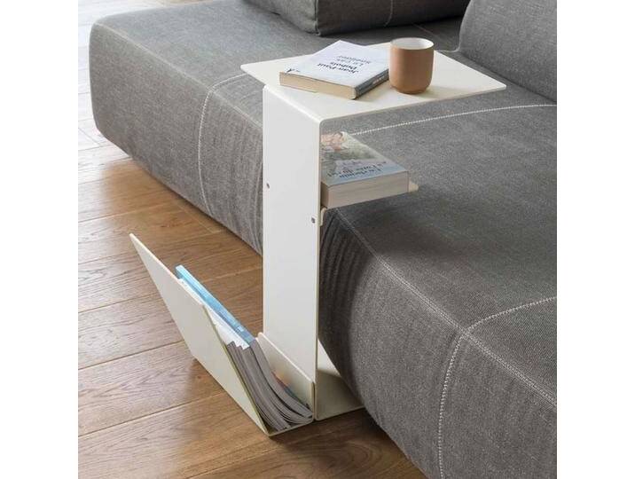 Weißer beistelltisch - zeitschriften - teebooks von TEEBOOKS