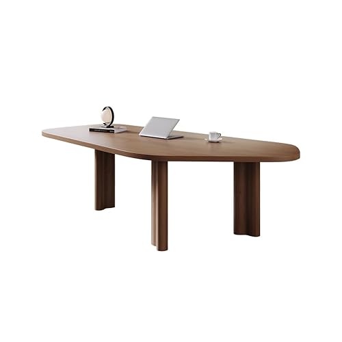 Computerschreibtisch Schreibtisch Moderner Massivholz Schreibtisch mit Sonderform, geeignet als Computerwerkbank in Büroumgebung Vanity Schreibtisch Gaming Schreibtisch Schreibtisch(180x80x75cm) von TEESONG