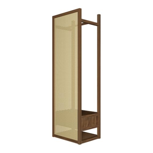 Raumteiler Sichtschutz Bodenstehende Rattan-Sichtschutz-Trennwand for Zuhause, Wohnzimmer, Veranda, Büro, Dekoration, Sichtschutz, Sitz-Sichtschutz von TEESONG