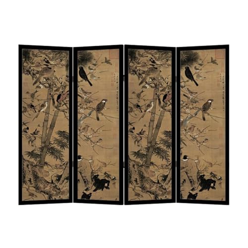 Raumteiler Sichtschutz Bodenstehende Trennwand for Zuhause, dekorative Hintergrundwand for das Wohnzimmer, Retro-Sichtschutz-Faltwand Raumteiler Sichtschutz Bodenstehende Trennwand for Zuhause, dekorative Hintergrundwand for das Wohnzimmer, Retro-Sichtschutz-Faltwand von TEESONG