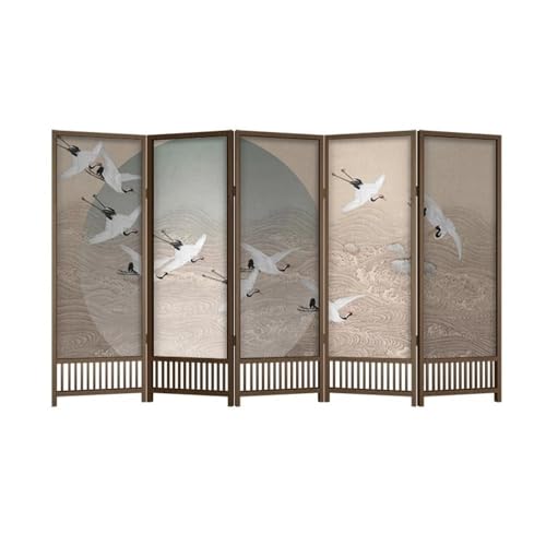Raumteiler Sichtschutz Bodenstehende Trennwand for Zuhause, dekorative Hintergrundwand for das Wohnzimmer, beweglicher Sichtschutzzaun von TEESONG