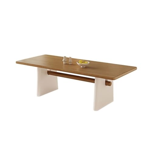 Schreibtisch Couchtisch Home Wohnzimmer Massivholz Esstisch B&B Restaurant Log Esstisch Verhandlungstisch Esstisch Teetisch(A,S:140CMX70CMX75CM) von TEESONG