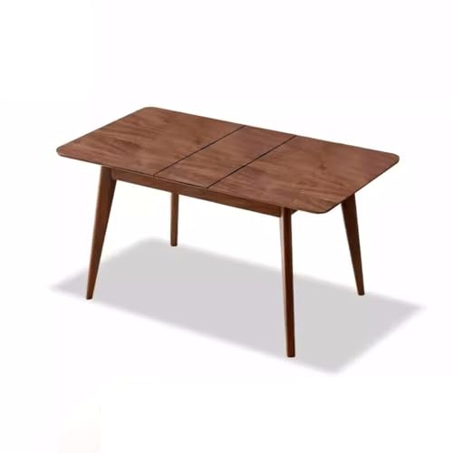Schreibtisch Couchtisch Massivholz Esstisch Einfache versenkbare Wand Langer Tisch Restaurant Home Esstisch Schreibtisch Partytisch Teetisch(S:(120-150)*80 * 76.3cm) von TEESONG