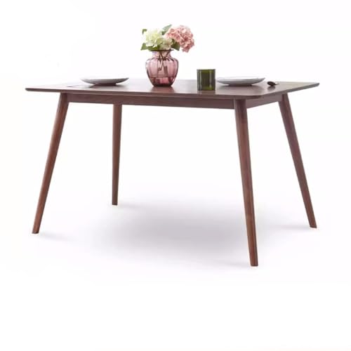 Schreibtisch Couchtisch Massivholz Esstisch Einfacher Esstisch für Zuhause Esstisch aus skandinavischer Eiche Restauranttisch Rechteckiger Teetisch(M:130 * 80 * 75cm) von TEESONG