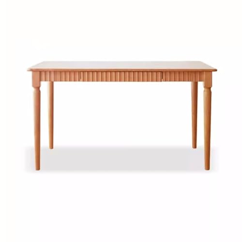 Schreibtisch Couchtisch Massivholz Esstisch Kirschholz Retro Esstisch Home Schreibtisch Einfache Schublade Schreibtisch Wohnzimmer Esstisch Teetisch(M:150 * 80 * 75cm) von TEESONG