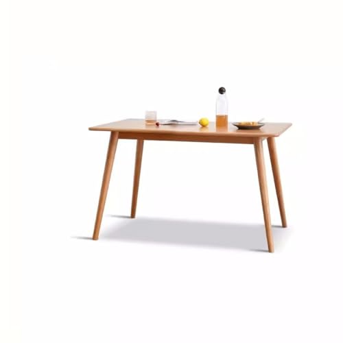 Schreibtisch Couchtisch Massivholz Esstisch Moderne einfache kleine Wohnung Hause Esstisch Nordischer Esstisch Wohnzimmertisch Teetisch(M:130 * 80 * 75cm) von TEESONG