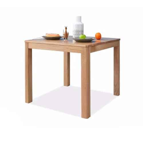 Schreibtisch Couchtisch Massivholz Esstisch für Haushalt kleine Wohnung Kleiner quadratischer Tisch Moderner einfacher Esstisch Nordischer Tisch Teetisch(M:90 * 90 * 75cm) von TEESONG