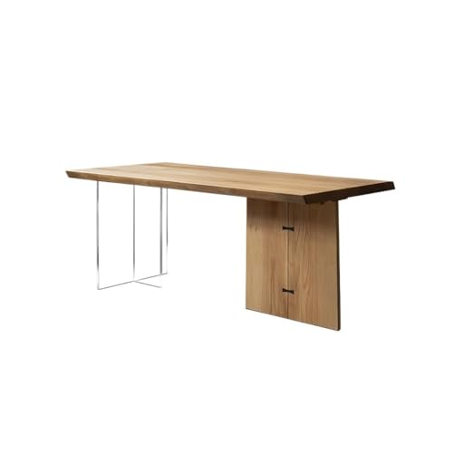 Schreibtisch Couchtisch Massivholz Schreibtisch, Baumstammtisch, großer Regaltisch, langer Tisch, Werkbank, Restaurant, Café Teetisch(180cm) von TEESONG