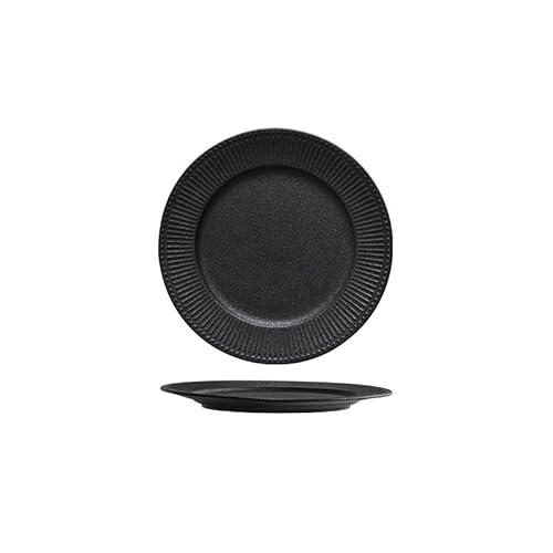 Speiseteller, 20,3 cm, weiß und schwarz, Keramik, Restaurant, Küche, Service, Teller, Zuhause, Frühstück, Party, Pasta, Steak, Dessert, Kuchen, Geschirr, Teller, stapelbare Speiseteller Speiseteller, 20,3 cm, weiß und schwarz, Keramik, Restaurant, Küche, Service, Teller, Zuhause, Frühstück, Party, Pasta, Steak, Dessert, Kuchen, Geschirr, Teller, stapelbare Speiseteller von TEESONG