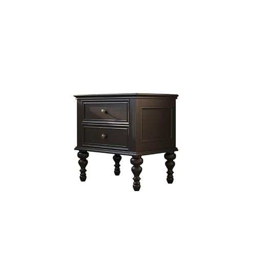 TEESONG Beistelltische für Schlafzimmer, Nachttisch, Retro, aus Massivholz, Beistelltisch, quadratisch, modern und mobil, Nachttisch TEESONG Beistelltische für Schlafzimmer, Nachttisch, Retro, aus Massivholz, Beistelltisch, quadratisch, modern und mobil, Nachttisch von TEESONG