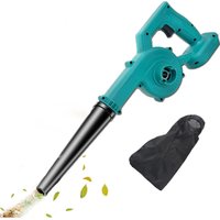 Elektrische Laubbläser, Hochleistungs-Akku-Laubbläser, handgeführter 2-in-1-Luft-Laubbläser zum Saugen von Gärten, Terrassen, Dachrinnen, Einfahrten von TEETOK