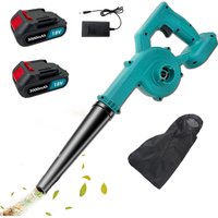 Elektrischer Laubbläser, Hochleistungs-Akku-Laubbläser, handgeführter 2-in-1-Luft-Laubbläser zum Laubsaugen und Reinigen von Gärten –Leichtgewicht +2 Elektrischer Laubbläser, Hochleistungs-Akku-Laubbläser, handgeführter 2-in-1-Luft-Laubbläser zum Laubsaugen und Reinigen von Gärten –Leichtgewicht +2 von TEETOK