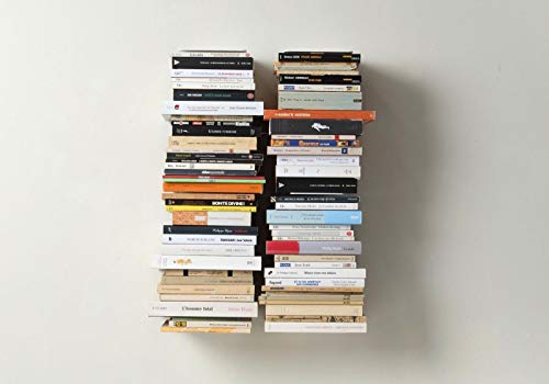 TEEbooks Bücherregal - Vertikales Bücherregal 60 cm - Satz von 2 von TEEbooks