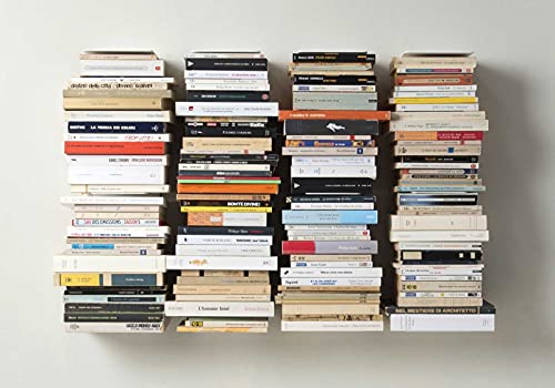 TEEbooks Bücherregal - Vertikales Bücherregal 60 cm - Satz von 4 von TEEbooks