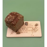 Frühstücksbrett, Frühstücksbrett Mit Bibelvers, Gravur von TEGravur