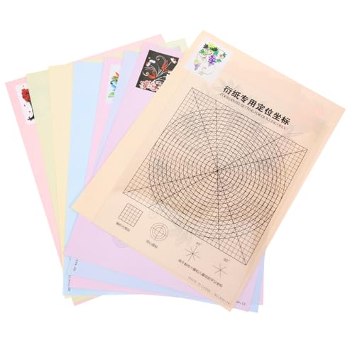TEHAUX 1 Satz Koordinaten zur Papierpositionierung weiß Aus -Klebeband Kettenstreifen aus Papier Brief Perlen papierblumen papierblüten Quilling-Spenderflasche Strichzeichnungspapiere von TEHAUX