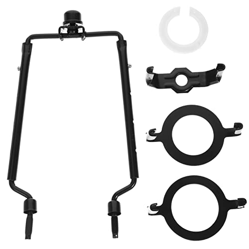 TEHAUX 1 Satz Lampenschirm Harfenhalter für Tischlampen Verstellbarer Stabiler Lampenadapter für Lampenschirmhöhen Robustes DIY Lampenzubehör Einfache Installation und Vielseitige von TEHAUX