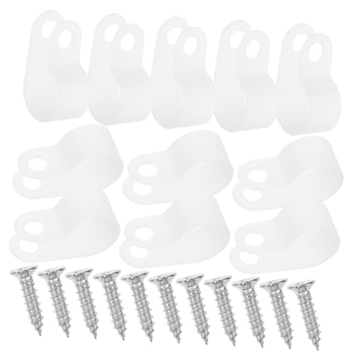 TEHAUX 1 Satz Rope Light Clips mit Schrauben Kabelhalter für Effizientes Kabelmanagement Vielseitige Seillichtmontage Clips für Außenbeleuchtung und Weihnachtslichter TEHAUX 1 Satz Rope Light Clips mit Schrauben Kabelhalter für Effizientes Kabelmanagement Vielseitige Seillichtmontage Clips für Außenbeleuchtung und Weihnachtslichter von TEHAUX