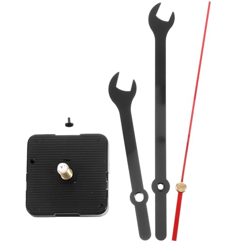 TEHAUX 1 Satz Wanduhr Mechanismus Set DIY Uhrwerk Ersatzteile Leiser Uhrmotor für Wanduhren Präzise Zeitmessung für Uhrenprojekte von TEHAUX