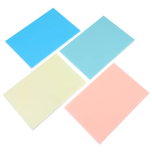 TEHAUX 1 Satz Zweischichtiger Radiergummi Stempel Schnitzen Scheckheft Druckherstellung Stempelgravur Formenbausatz Druckstempel Werkzeug Stempelschnitzblöcke Gummiblöcke PVC 4 Stück von TEHAUX