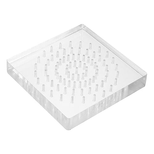 TEHAUX 1 Stück Acrylbasis Figurenhalterbrett Stand Untersetzer Figur Halter Basis LED acrylständer schauchboot Figurenpräsentationsständer Dryer Sheet Figurenhalterplatte Figurenbasis von TEHAUX