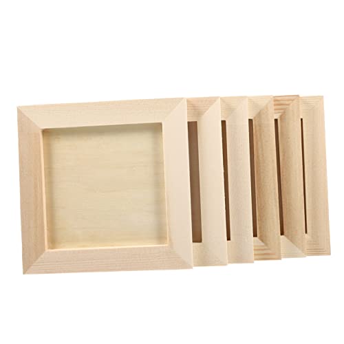 TEHAUX 10 Sätze DIY Holz Bilderrahmen Für Bastel Kunstrahmen Naturholz Zum Gestalten Und Dekorieren Mit Farben Für Kreative Projekte 6 Stück * 10 TEHAUX 10 Sätze DIY Holz Bilderrahmen Für Bastel Kunstrahmen Naturholz Zum Gestalten Und Dekorieren Mit Farben Für Kreative Projekte 6 Stück * 10 von TEHAUX