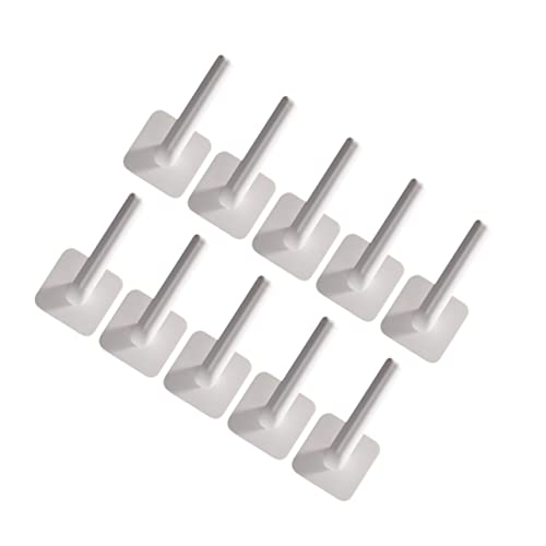 TEHAUX 10 Stück Selbstklebende Haken Abs für Badezimmer und Küche Wandhaken ohne Bohren Stark Haftend für Handtücher Mäntel Schlüssel und TEHAUX 10 Stück Selbstklebende Haken Abs für Badezimmer und Küche Wandhaken ohne Bohren Stark Haftend für Handtücher Mäntel Schlüssel und von TEHAUX