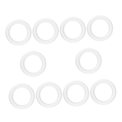 TEHAUX 10 Stück Teiliges DIY Schaumstoffringe Leichte Formstabile Kranzrohlinge für Kreative Bastelarbeiten Vielseitig Einsetzbar bei Hochzeiten Partys und Festen TEHAUX 10 Stück Teiliges DIY Schaumstoffringe Leichte Formstabile Kranzrohlinge für Kreative Bastelarbeiten Vielseitig Einsetzbar bei Hochzeiten Partys und Festen von TEHAUX