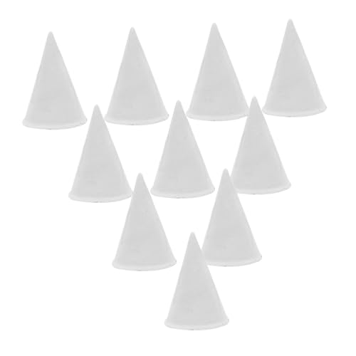 TEHAUX 10 Stück Teiliges Feuerfeste Keramische Stütznägel aus Aluminiumoxid Hitzebeständig und Wiederverwendbar Robustes Töpferofen Werkzeug zur Verbesserung des Brennergebnisses bei von TEHAUX