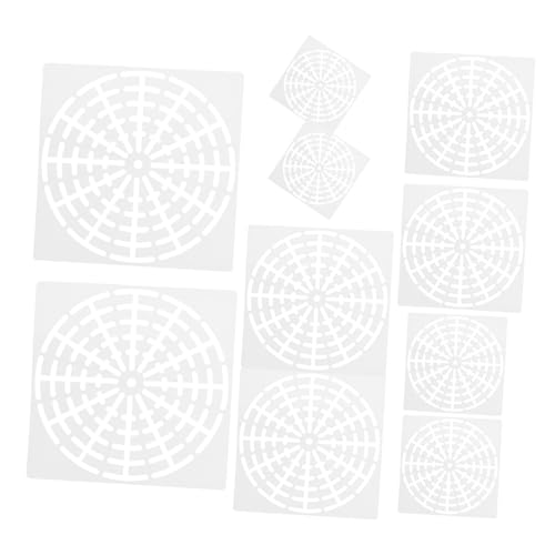TEHAUX 10 Stück Teiliges Mandala Schablonen Wiederverwendbare DIY Schablonenvorlagen mit Präzisen Strichen für Wanddekoration Möbelgestaltung und Kreative Bastelprojekte für Anfänger TEHAUX 10 Stück Teiliges Mandala Schablonen Wiederverwendbare DIY Schablonenvorlagen mit Präzisen Strichen für Wanddekoration Möbelgestaltung und Kreative Bastelprojekte für Anfänger von TEHAUX