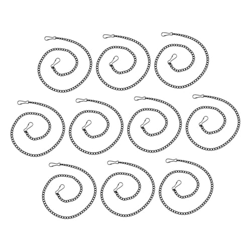 TEHAUX 10 Stück Teiliges Metallkette mit Haken Stabile Aufhängungsketten für Poster Banner Pflanzkörbe Vogelhäuschen Laternen Windspiele Vielseitig für Innen und Außenbereiche TEHAUX 10 Stück Teiliges Metallkette mit Haken Stabile Aufhängungsketten für Poster Banner Pflanzkörbe Vogelhäuschen Laternen Windspiele Vielseitig für Innen und Außenbereiche von TEHAUX