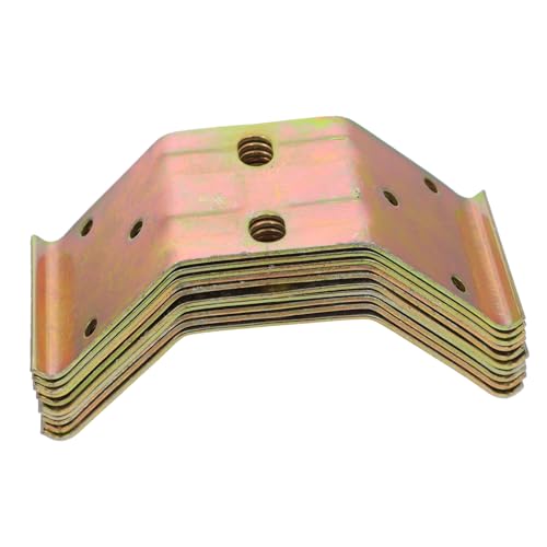 TEHAUX 10 Stück Teiliges Möbel eckverbinder aus Robustem Eisen Korrosionsbeständig Stabilisierende Verbindungselemente für Wohnmöbel Einfache Montage Langlebige Konstruktion von TEHAUX