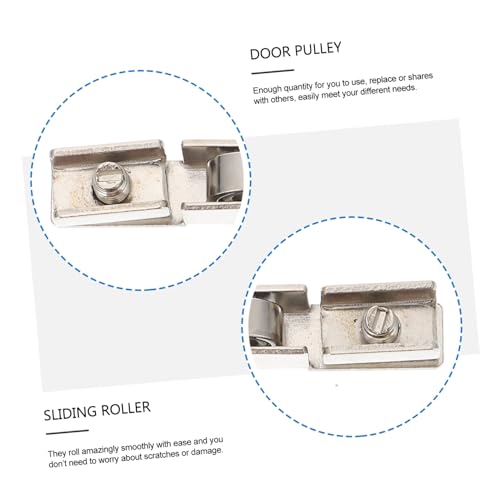 TEHAUX 10 Stück Teiliges Schiebetür Laufrollen aus Robustem Material Verschleißfest und Einfach zu Montieren für Glas schiebetüren und Möbelgleiter für Schranktüren und Displayvitrinen TEHAUX 10 Stück Teiliges Schiebetür Laufrollen aus Robustem Material Verschleißfest und Einfach zu Montieren für Glas schiebetüren und Möbelgleiter für Schranktüren und Displayvitrinen von TEHAUX