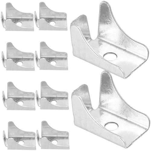 TEHAUX 10 Stück Teiliges Stabile Metall Regalhalter für Aktenschränke und Möbel Robuste Schrankregalklammern Vielseitige Regalsystem Stützclips Langlebig und Formbeständig TEHAUX 10 Stück Teiliges Stabile Metall Regalhalter für Aktenschränke und Möbel Robuste Schrankregalklammern Vielseitige Regalsystem Stützclips Langlebig und Formbeständig von TEHAUX