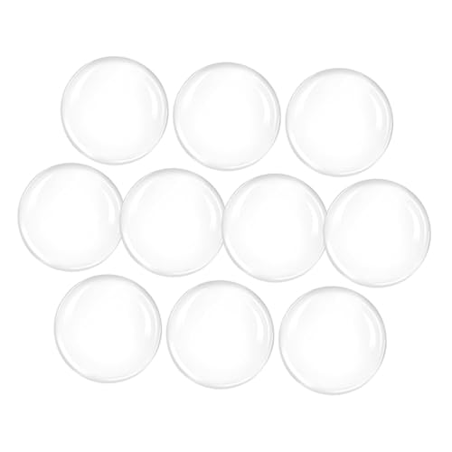 TEHAUX 10 Stück Teiliges Transparenter Silikon Türgriffschutz Runde Türgriff Wandpuffer Geräuschdämpfend Kratzfest und Stoßabsorbierend für Glatte Oberflächen Wie Holz Metall Glas von TEHAUX