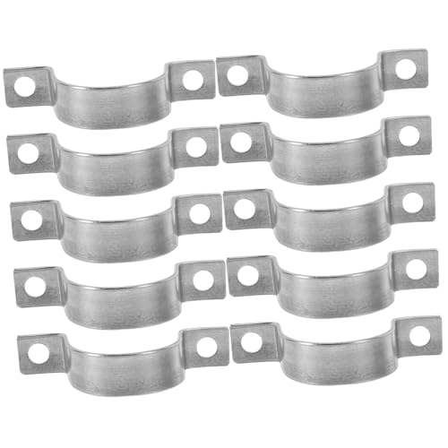 TEHAUX 10 Stück Teiliges Verzinkte U Förmige Rohrschellen Innenmaß Robuste Wasserrohr und Kabelbefestigungsschellen für Stabile Wandmontage Schnelle Installation durch Spezielles TEHAUX 10 Stück Teiliges Verzinkte U Förmige Rohrschellen Innenmaß Robuste Wasserrohr und Kabelbefestigungsschellen für Stabile Wandmontage Schnelle Installation durch Spezielles von TEHAUX