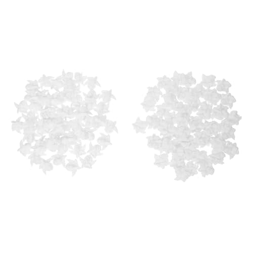 TEHAUX 100 Stück Flache Engelanhänger Weiß Barock Resin Miniatur Engel Verzierung für Diy Handyhülle Basteln Schmuck Zubehör von TEHAUX