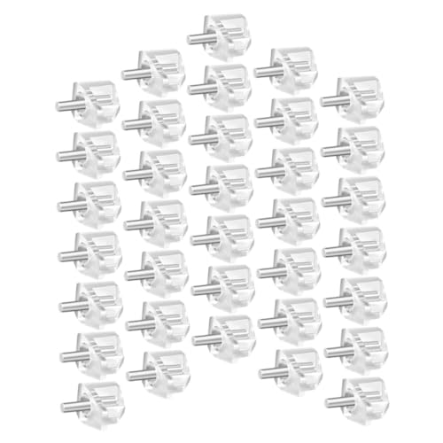 TEHAUX 100 Stück Große Transparente Regalbodenträger aus Stabile Einlegebodenhalter für Schränke Bücherregale Küchenschränke Einfache Montage Langlebige Regalstützen für und Vitrinen TEHAUX 100 Stück Große Transparente Regalbodenträger aus Stabile Einlegebodenhalter für Schränke Bücherregale Küchenschränke Einfache Montage Langlebige Regalstützen für und Vitrinen von TEHAUX