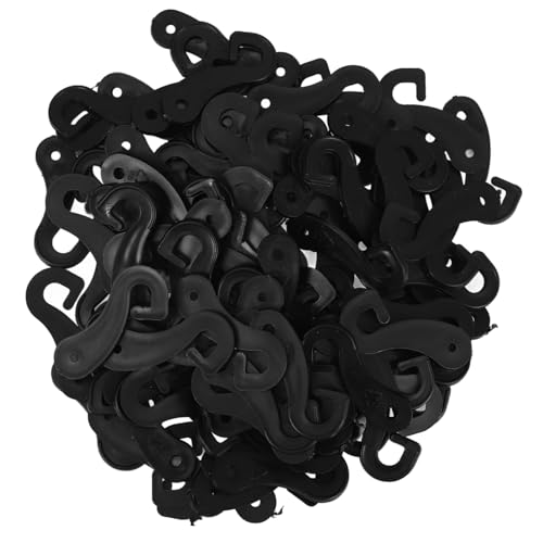 TEHAUX 100 Stück Haken Für Einzelhandelsdisplays Kleiderbügel Haken Zum Aufhängen Zum Aufhängen Von Socken Socken Und Hut Halbtransparenter von TEHAUX