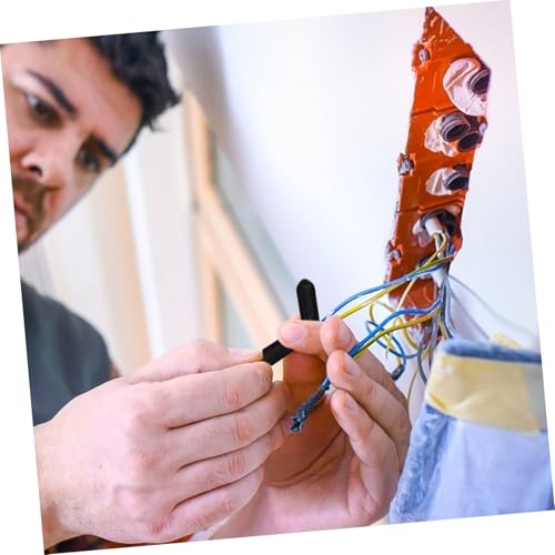 TEHAUX 100 Stück Schwarze PVC Endkappen Schraubenschutz Flexible Gewindeschutzkappen für Schrauben Drahtabdeckungen Kabelwand Schutzkappen für Drahtspitzen TEHAUX 100 Stück Schwarze PVC Endkappen Schraubenschutz Flexible Gewindeschutzkappen für Schrauben Drahtabdeckungen Kabelwand Schutzkappen für Drahtspitzen von TEHAUX