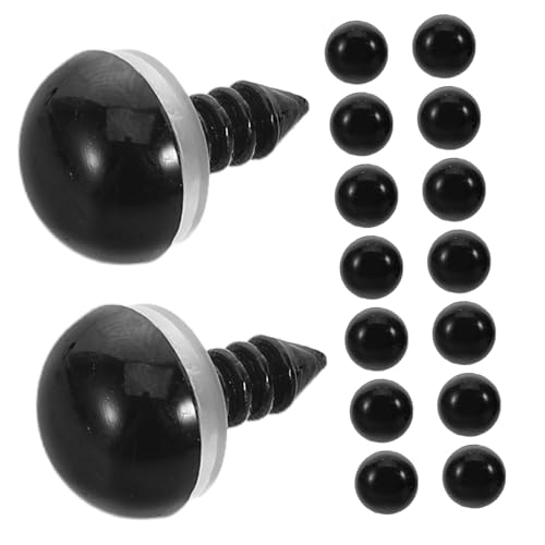 TEHAUX 100stücke Puppenaugen Zum Basteln Kleine Sicherheitsaugen Aus Kunststoff Mit Unterlegscheiben Für Stofftiere Und Bären Zum Selbermachen Gehäkelte Augen Für Plüschspielzeug TEHAUX 100stücke Puppenaugen Zum Basteln Kleine Sicherheitsaugen Aus Kunststoff Mit Unterlegscheiben Für Stofftiere Und Bären Zum Selbermachen Gehäkelte Augen Für Plüschspielzeug von TEHAUX