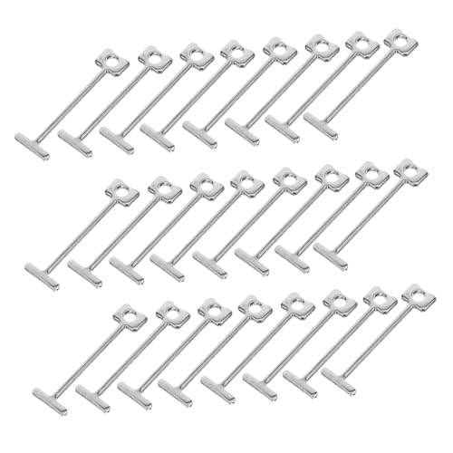 TEHAUX 100 Stück Teiliges Fliesen nivelliersystem Metallnadeln Fliesenabstandshalter für Wand Bodenfliesen Robustes Keramik Fliesen Nivellierwerkzeug für Präzise Verlegung und Glatte TEHAUX 100 Stück Teiliges Fliesen nivelliersystem Metallnadeln Fliesenabstandshalter für Wand Bodenfliesen Robustes Keramik Fliesen Nivellierwerkzeug für Präzise Verlegung und Glatte von TEHAUX