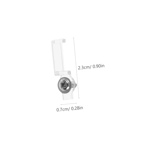 TEHAUX 100 Stück Teiliges LED Lichtleisten Befestigungsclip Einseitige Halterung mit Schrauben Stabile Montage für LED Lichtband DIY Geeignet Langlebig Kunststoff TEHAUX 100 Stück Teiliges LED Lichtleisten Befestigungsclip Einseitige Halterung mit Schrauben Stabile Montage für LED Lichtband DIY Geeignet Langlebig Kunststoff von TEHAUX