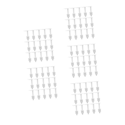 TEHAUX 100 Stück Toilettensitzschrauben Toilettensitzbolzen Beschläge Toilettensitzbeschläge Toilettensitz Spreizschrauben Toilettendeckelschrauben Ersatz Toilettendeckelzubehör von TEHAUX