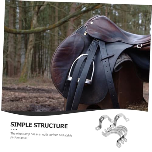 TEHAUX 100 Stück U Rohrschellen aus Edelstahl Schwere Metallklemmen mit Zwei Löchern Robuste Rohrbefestigung für Kabel Drähte und Rohre Einfache Montage für Innen und Außenbereich TEHAUX 100 Stück U Rohrschellen aus Edelstahl Schwere Metallklemmen mit Zwei Löchern Robuste Rohrbefestigung für Kabel Drähte und Rohre Einfache Montage für Innen und Außenbereich von TEHAUX