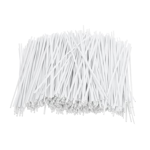 TEHAUX 1000 Stück Kabelbinder Kunststoff mit Eisenkern Wiederverwendbare Kabelbinder für Stromkabel Datenkabel Drahtorganisation und Kabelmanagement von TEHAUX
